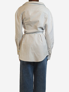 Jacquemus Blue striped shirt - size UK 6 Tops Jacquemus 