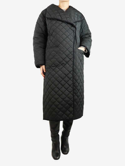 Black quilted padded long coat - size XS Coats & Jackets Toteme 