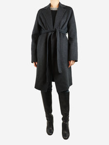 Joseph Grey wool and cashmere blend coat - size UK 6