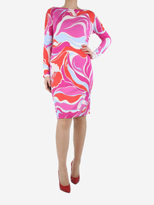 Emilio Pucci Pink printed dress - size UK 12