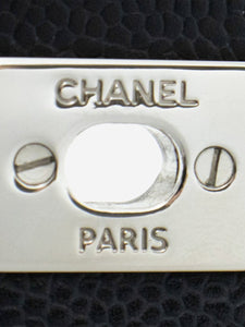 Chanel Black 2013 large caviar Classic Double Flap bag