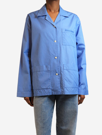 Oversized cotton shirt - size UK 6 Tops Miu Miu 