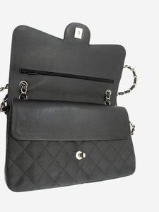 Chanel Black 2013 large caviar Classic Double Flap bag