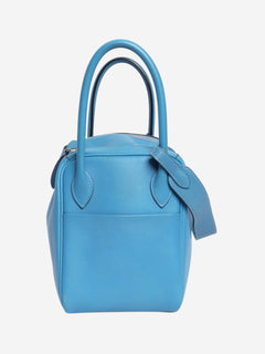 Blue Lindy 2016 leather bag Top Handle Bags Hermes 