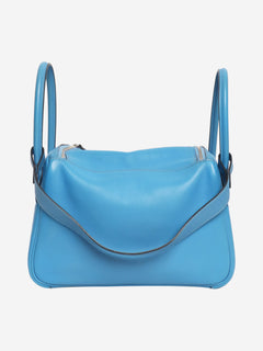 Blue Lindy 2016 leather bag Top Handle Bags Hermes 