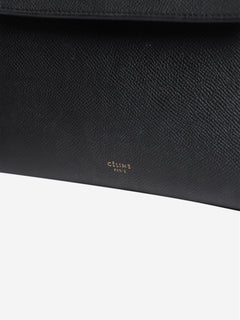 Black grained calfskin belt bag Cross-body Bags Celine 