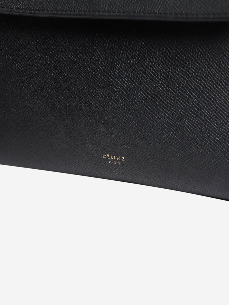 Black grained calfskin belt bag Cross-body Bags Celine 