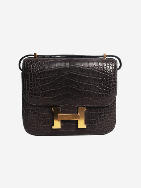Dark grey Alligator Constance bag product image