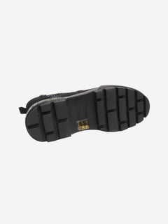 Black canvas ankle boots - size EU 39 (UK 6) Boots Hermes 