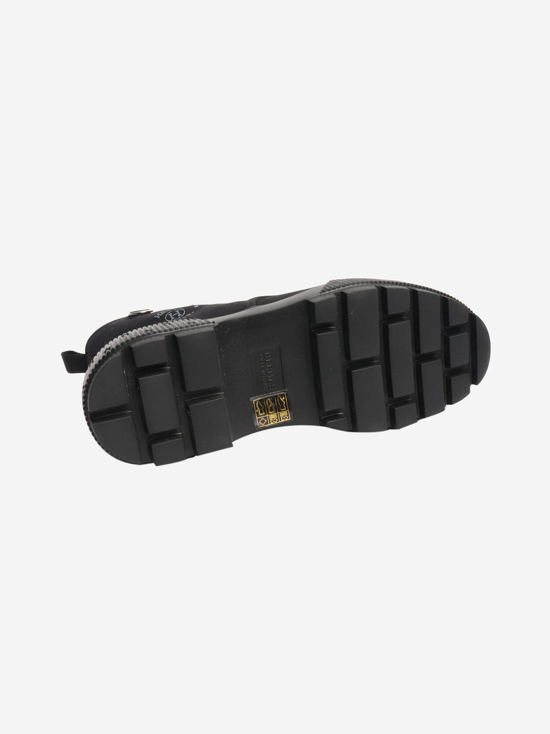 Black canvas ankle boots - size EU 39 (UK 6) Boots Hermes 