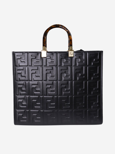 Black Sunshine medium top handle bag Top Handle Bags Fendi 