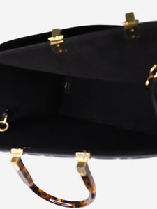 Fendi Black Sunshine medium top handle bag