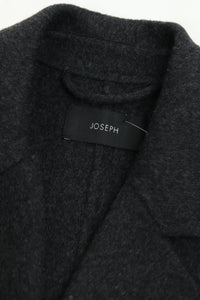 Joseph Grey wool and cashmere blend coat - size UK 6