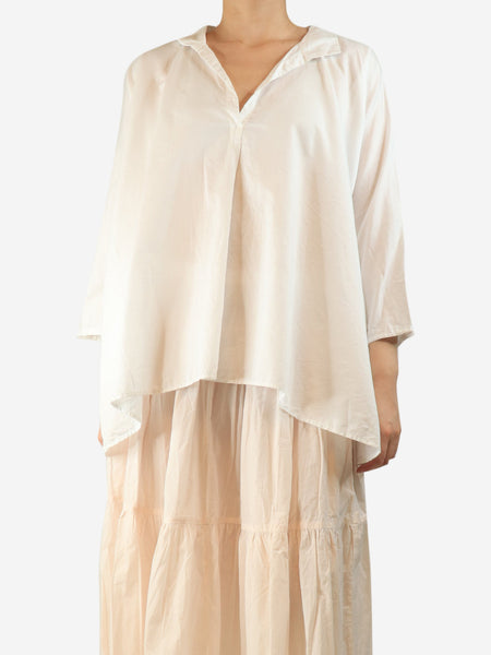 White cotton blouse - One size product image