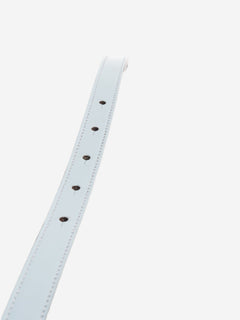 Blue horsebit leather belt Belts Gucci 
