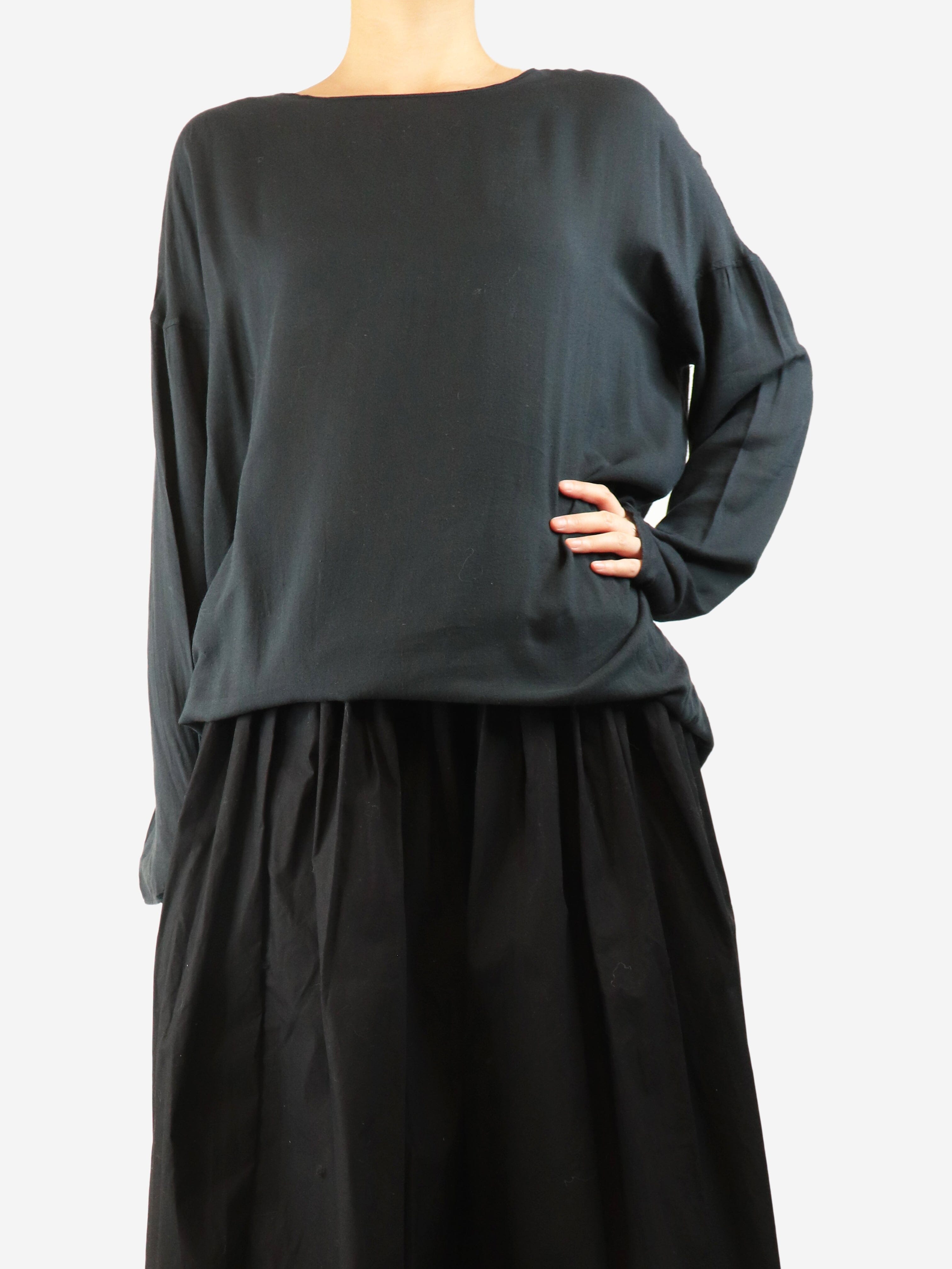 Black tunic - size L Tops Album Di Famiglia 