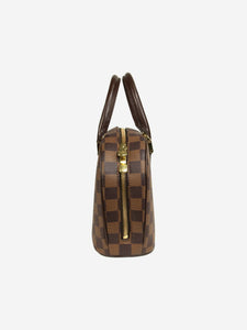 Louis Vuitton Brown Damier Ebene top handle bag