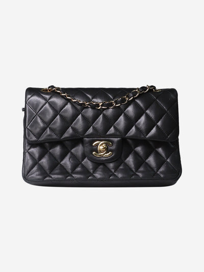 Black small lambskin 2012 Classic Double Flap Shoulder bags Chanel 