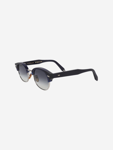 Blue round-frame sunglasses alternate image