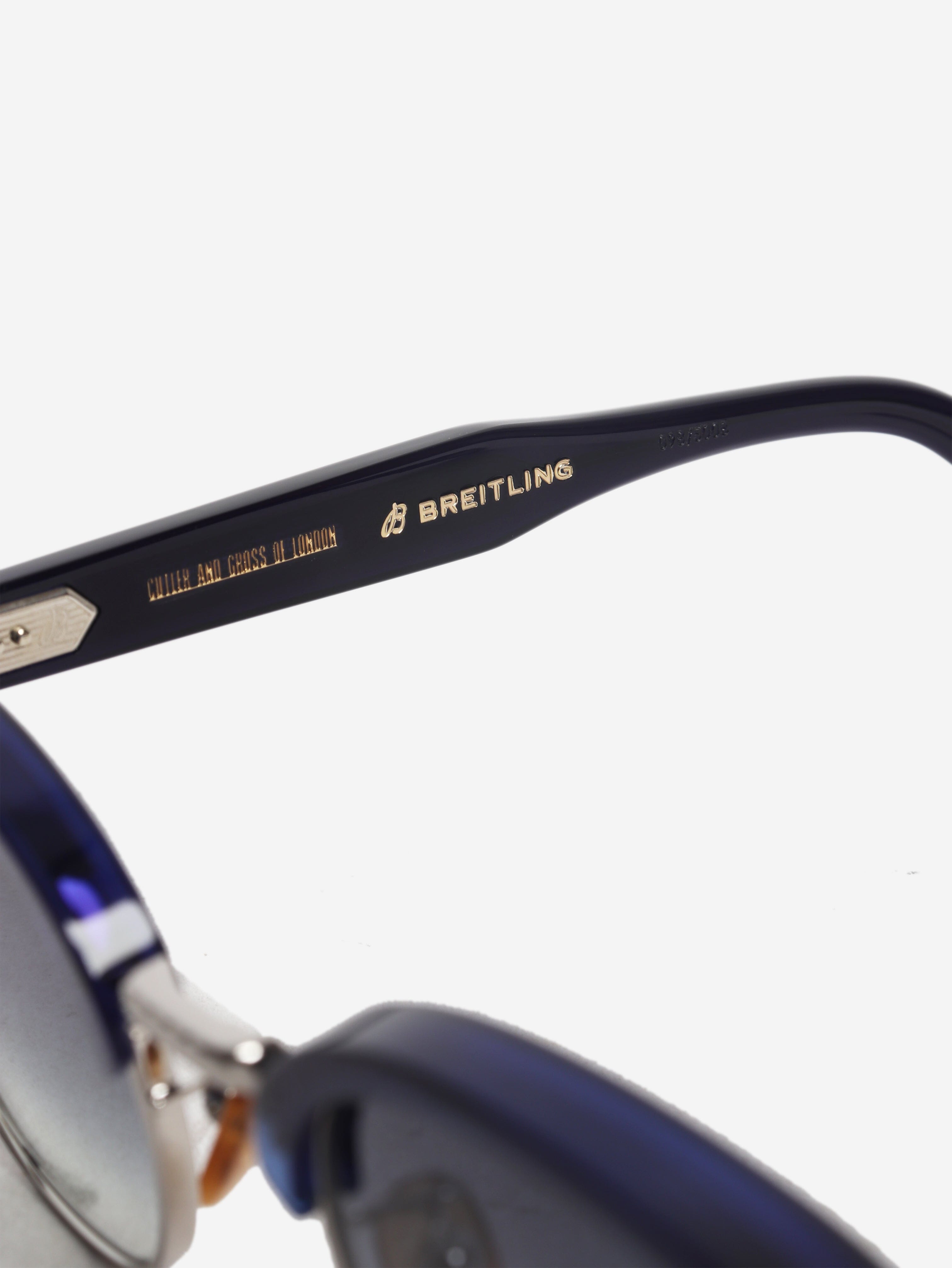 Blue round-frame sunglasses Sunglasses Cutler and Gross x Breitling 