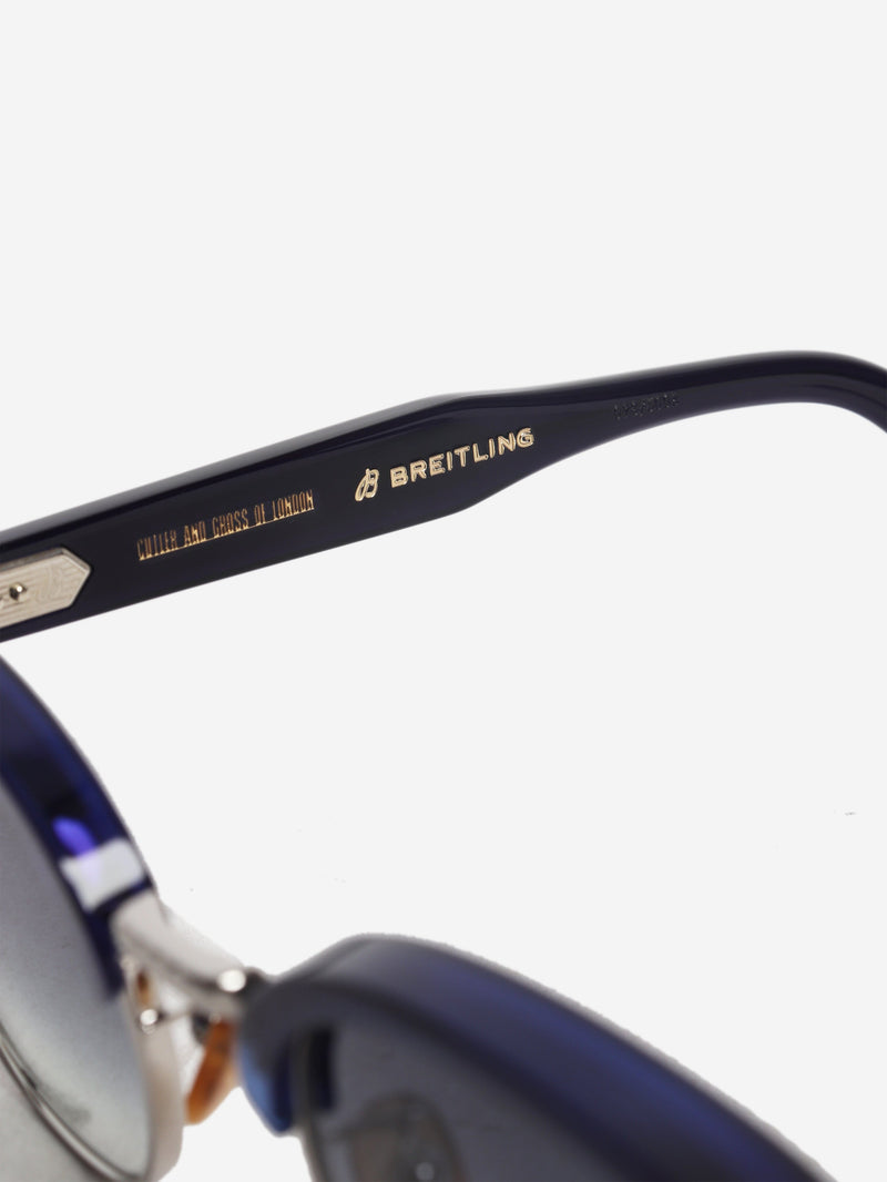 Blue round-frame sunglasses Sunglasses Cutler and Gross x Breitling 
