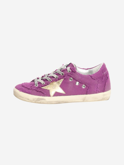 Purple ball star limited edition cloth trainers - size EU 38 (UK 5) Trainers Golden Goose 