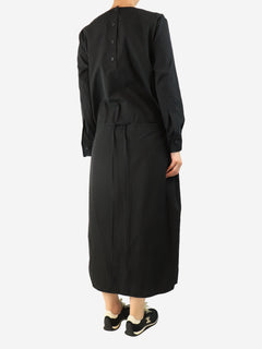 Black drawstring waist dress - size UK 10 Dresses Marni 