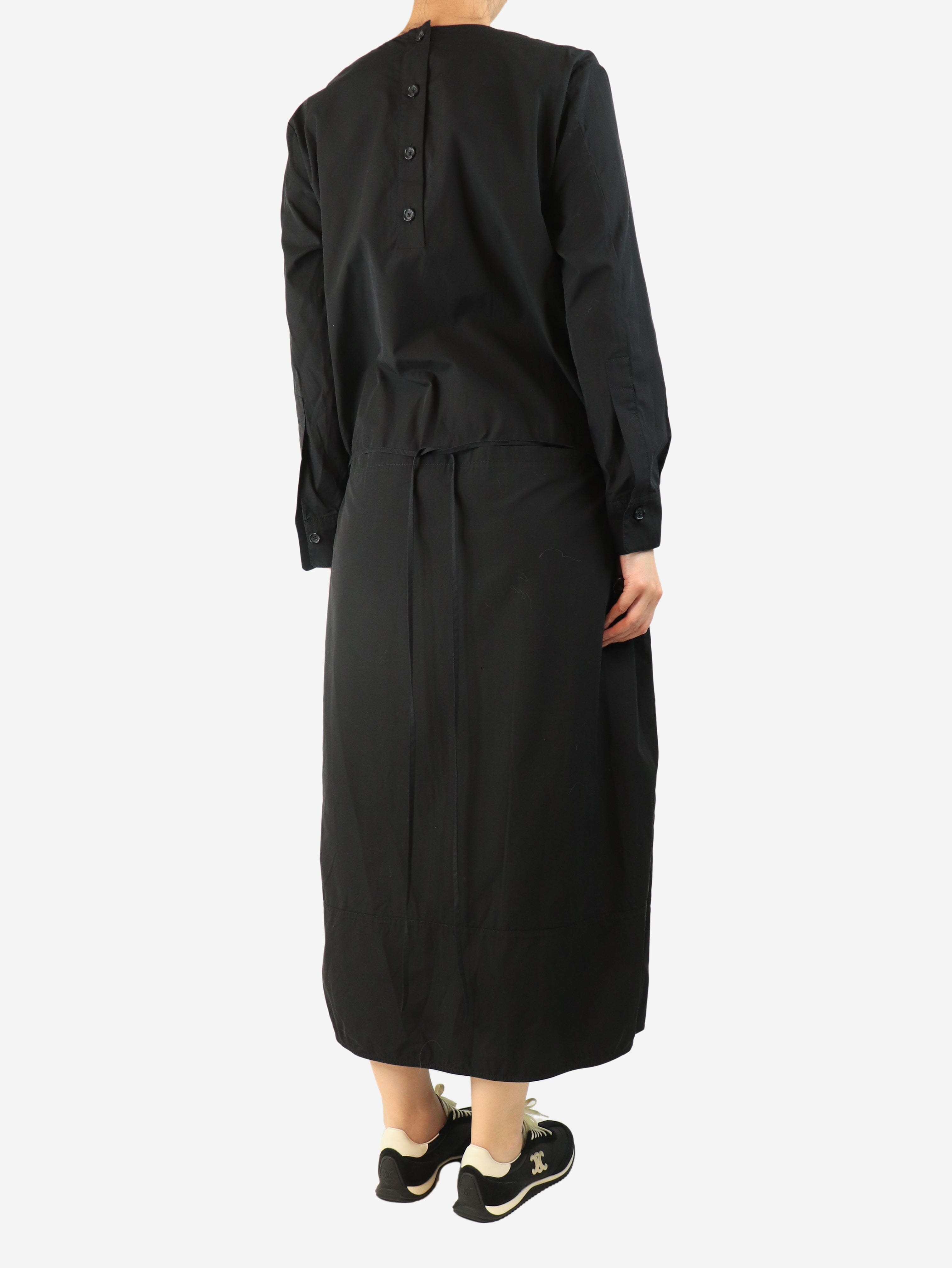 Black drawstring waist dress - size UK 10 Dresses Marni 