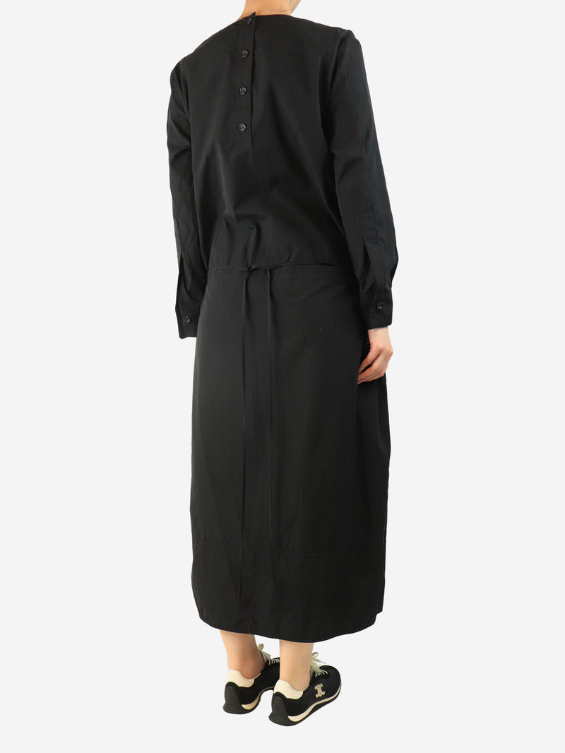 Black drawstring waist dress - size UK 10 Dresses Marni 