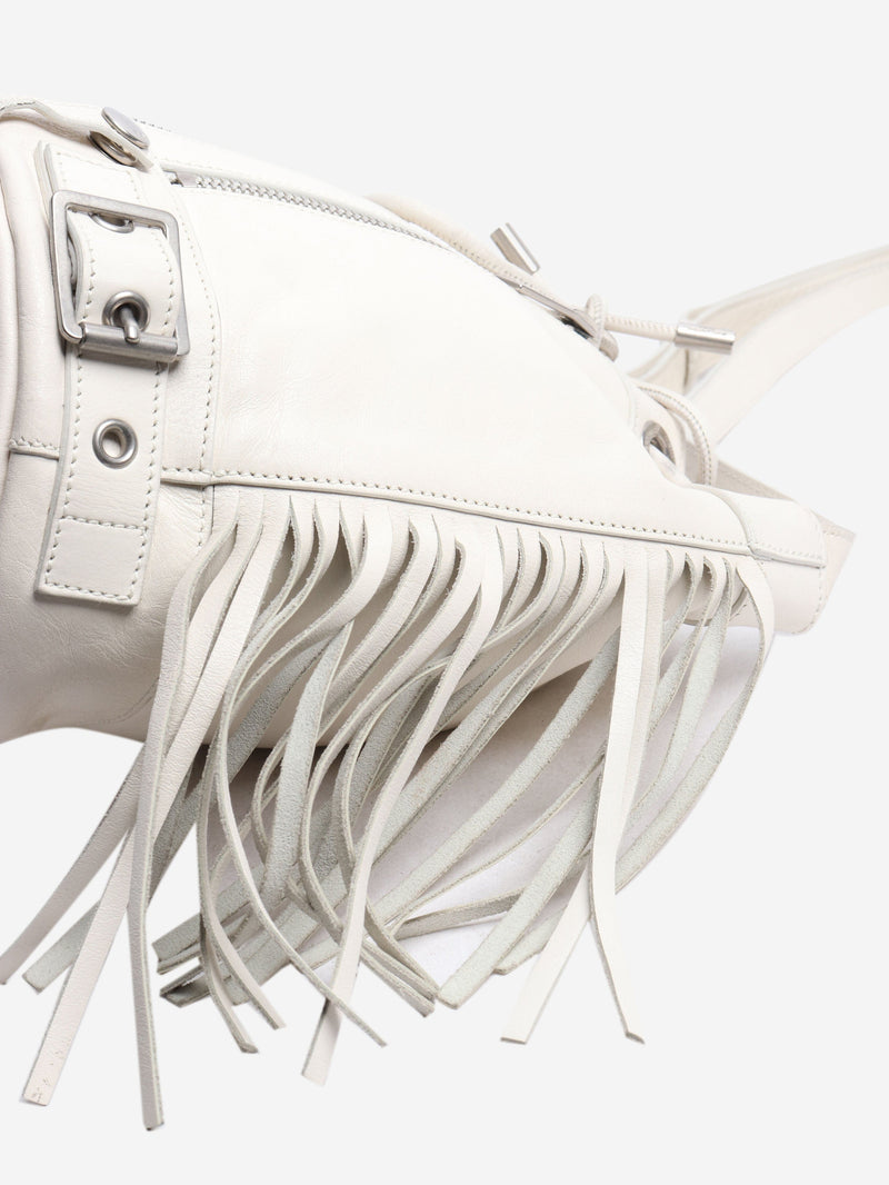 White Rider Fringed bucket bag Shoulder bags Saint Laurent 