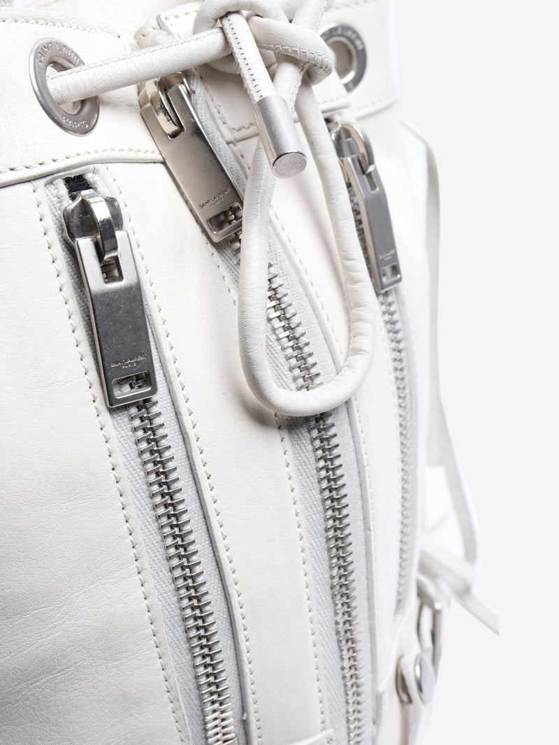 White Rider Fringed bucket bag Shoulder bags Saint Laurent 