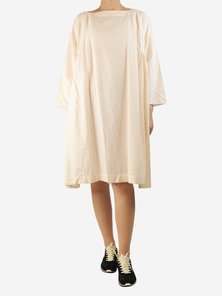 Pale pink cotton midi dress - One size product image