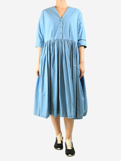 Blue taffcot sundress - size M Dresses Casey Casey 