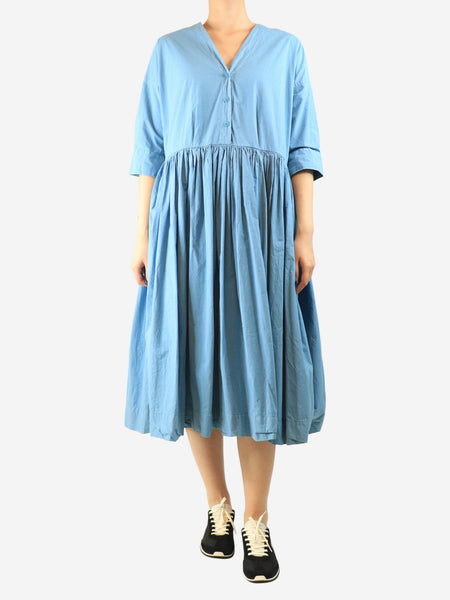 Blue taffcot sundress - size M product image
