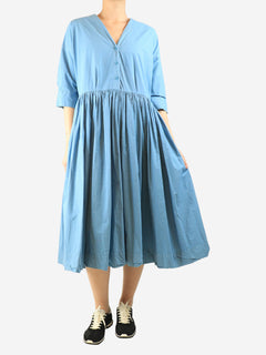 Blue taffcot sundress - size M Dresses Casey Casey 