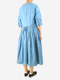 Blue taffcot sundress - size M Dresses Casey Casey 