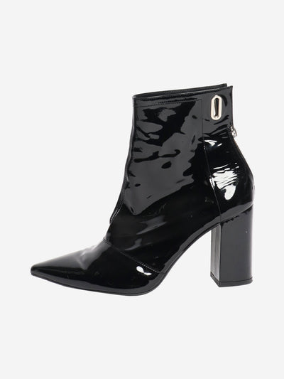 Black patent boots - size EU 40 (UK 7) Boots Robert Clergerie 