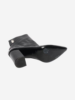 Black patent boots - size EU 40 (UK 7) Boots Robert Clergerie 