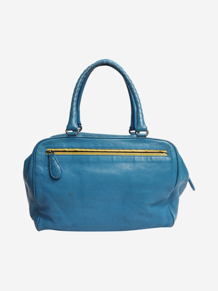 Blue Brera leather shoulder bag product image