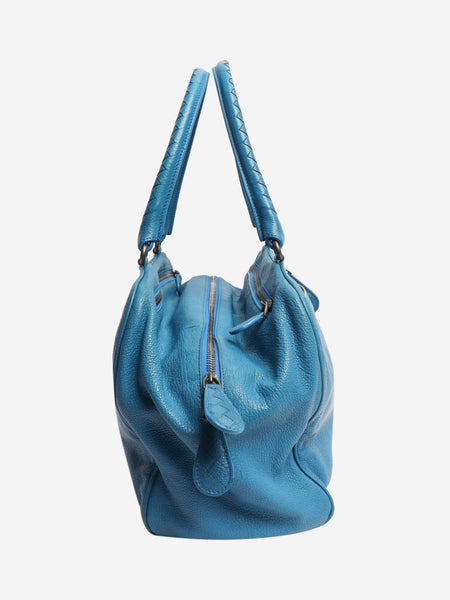 Blue Brera leather shoulder bag alternate image