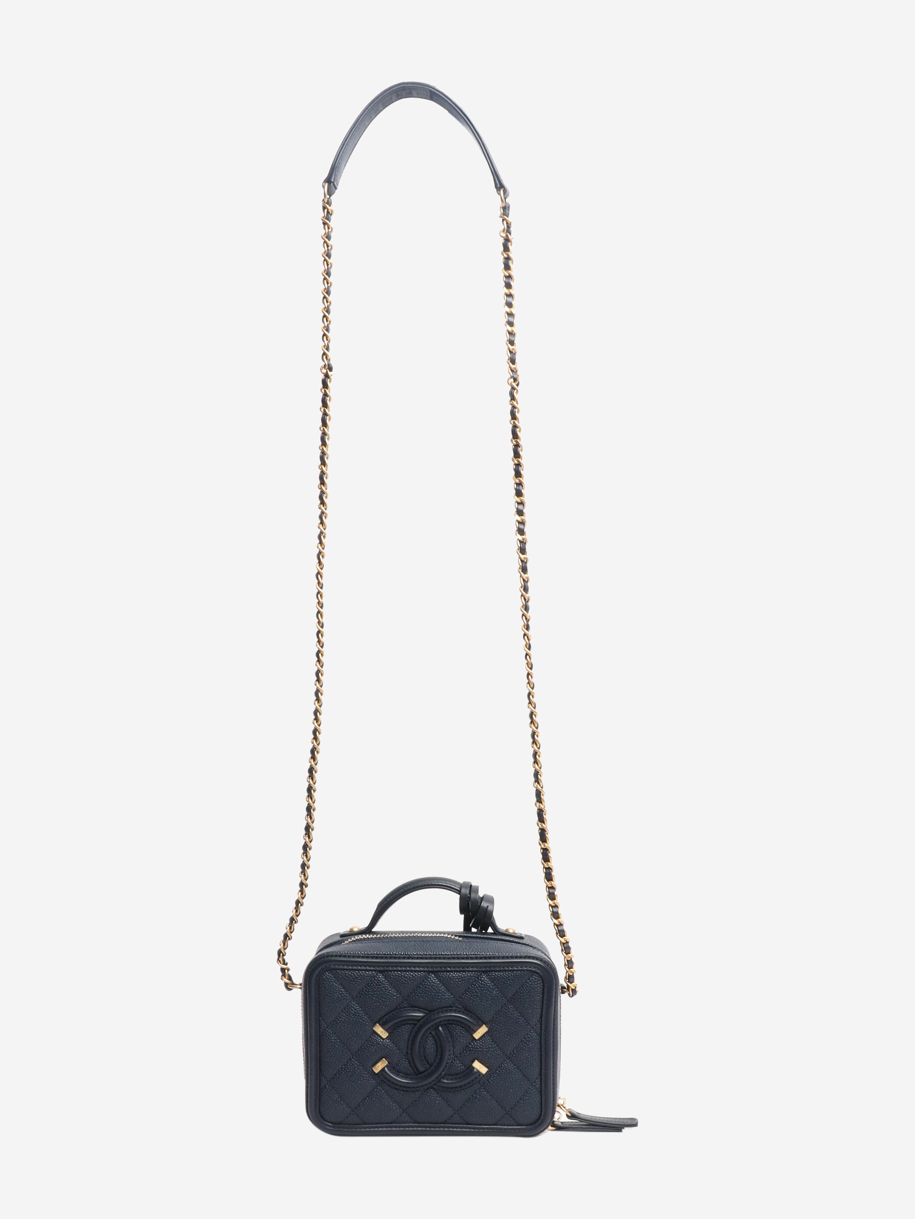 Navy 2019 mini vanity crossbody bag Cross-body Bags Chanel 
