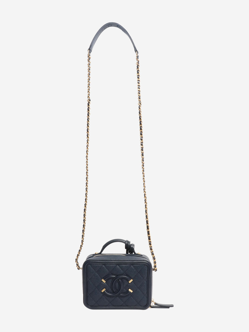 Navy 2019 mini vanity crossbody bag Cross-body Bags Chanel 