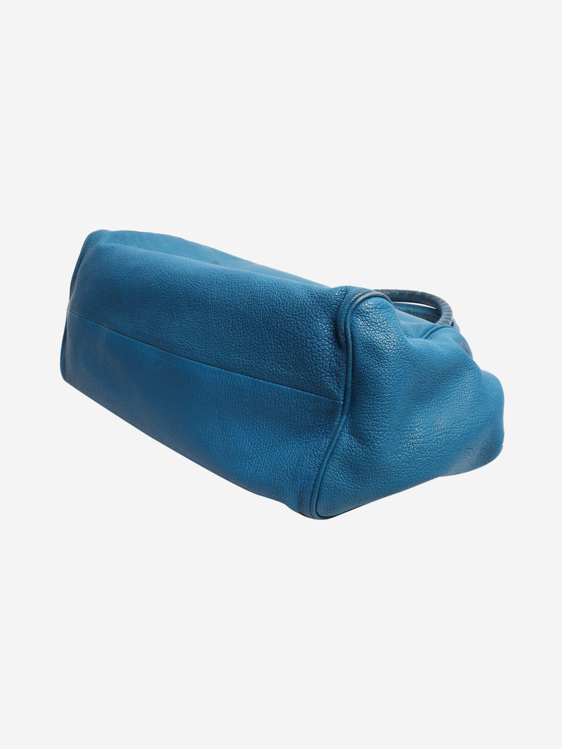 Bottega Veneta Blue Brera leather shoulder bag Shoulder bags Bottega Veneta 