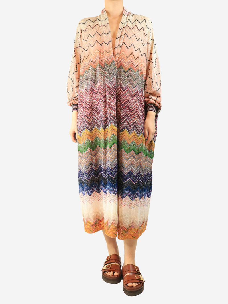 Multicolour lurex-knit cardigan - size M Knitwear Missoni 