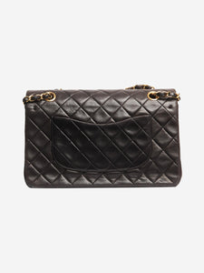 Chanel Black vintage 1994 medium lambskin Classic Double Flap bag