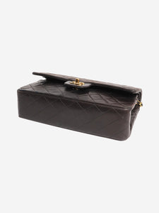 Chanel Black vintage 1994 medium lambskin Classic Double Flap bag