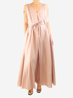 Pink sleeveless silk maxi dress - size S Dresses The Row 