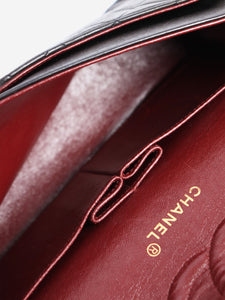 Chanel Black vintage 1994 medium lambskin Classic Double Flap bag