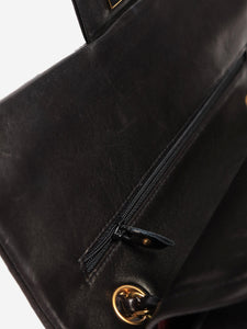 Chanel Black vintage 1994 medium lambskin Classic Double Flap bag