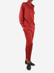 Varley Red track top and track pant set - size XS